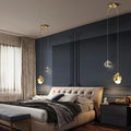 Suspension design noire ou dorée pour un intérieur moderne, doré