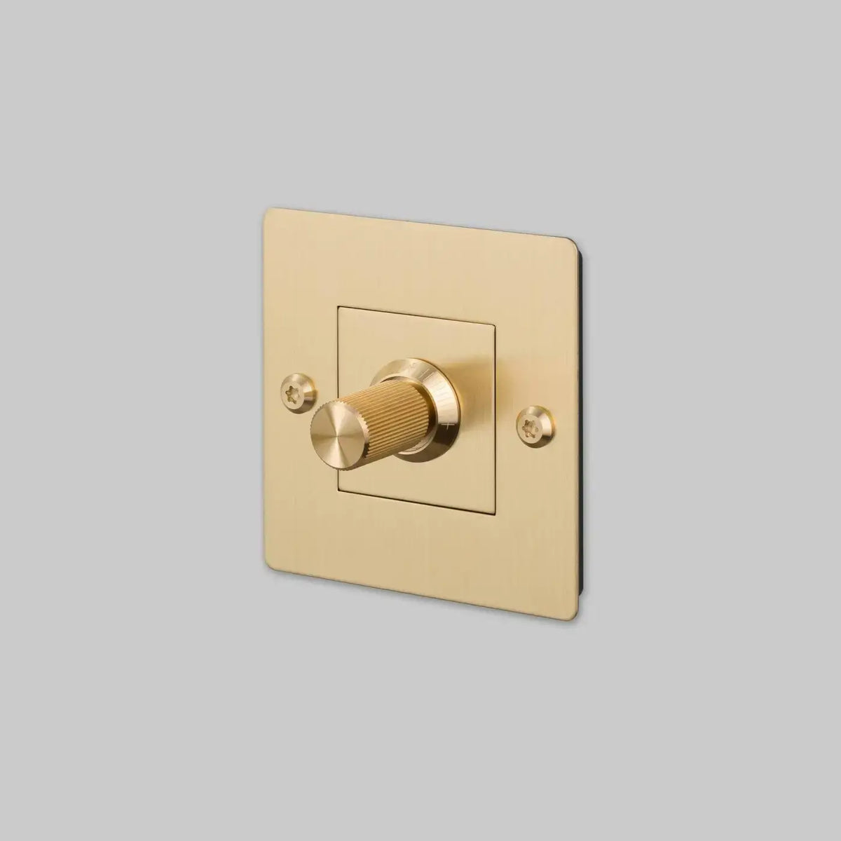 Variateur rotatif 120 W, bouton en métal, plaque de 9 cm, doré