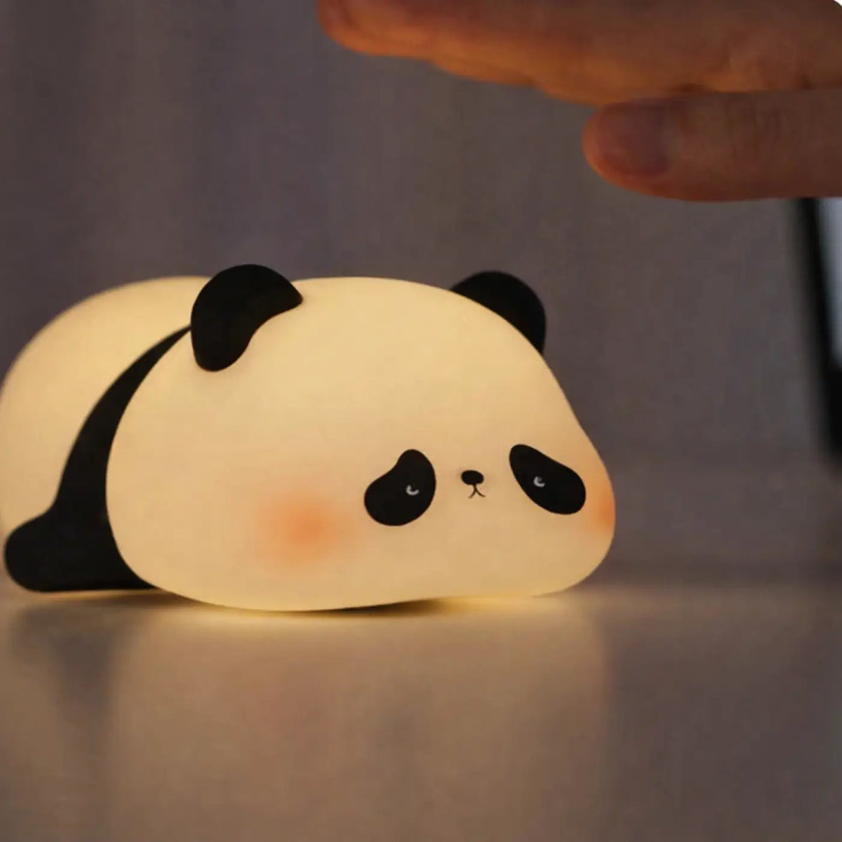 Veilleuse animalière, salamandre ou panda