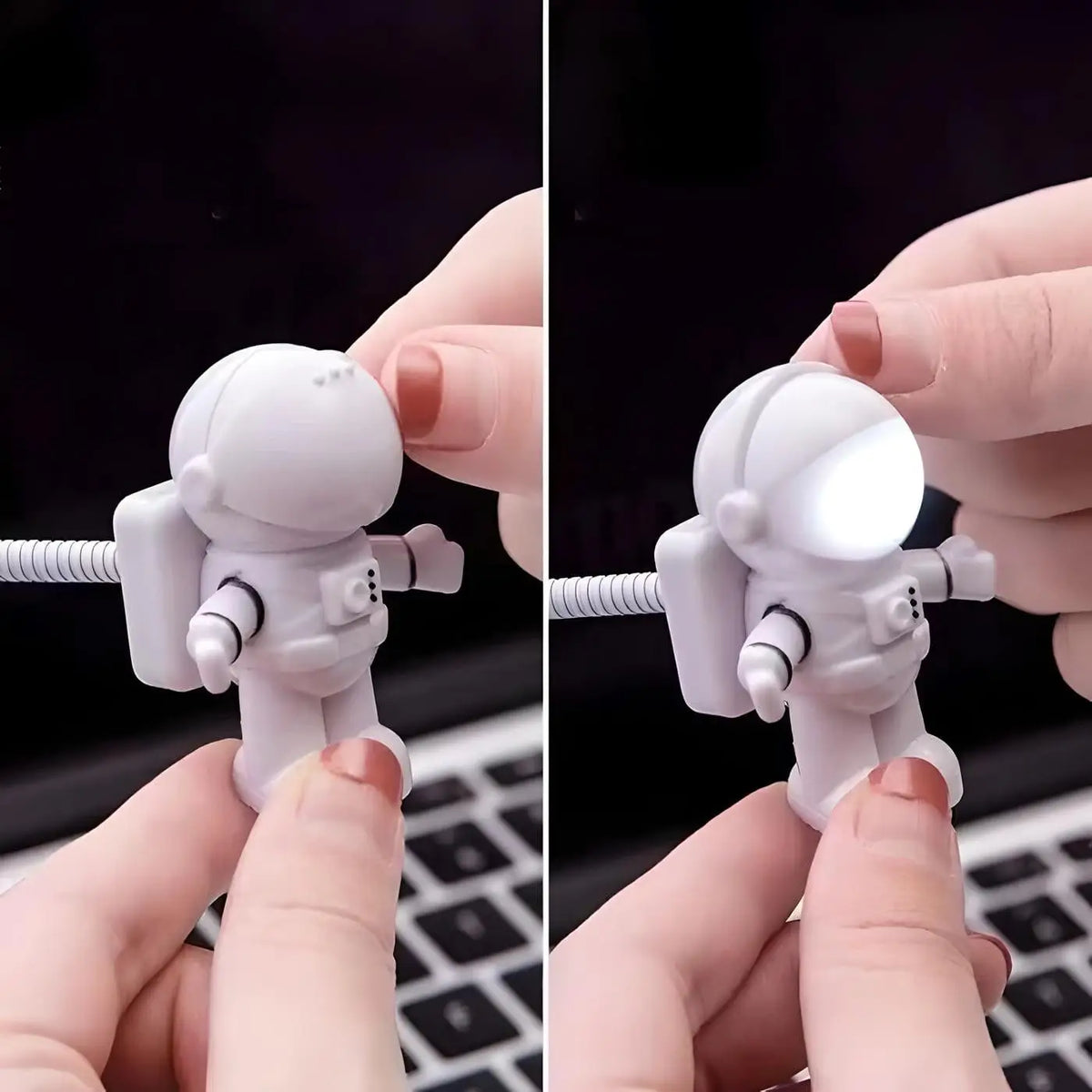 Veilleuse astronaute au design ludique, chambre ou bureau