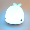 Veilleuse baleine en silicone, plusieurs couleurs de lumière