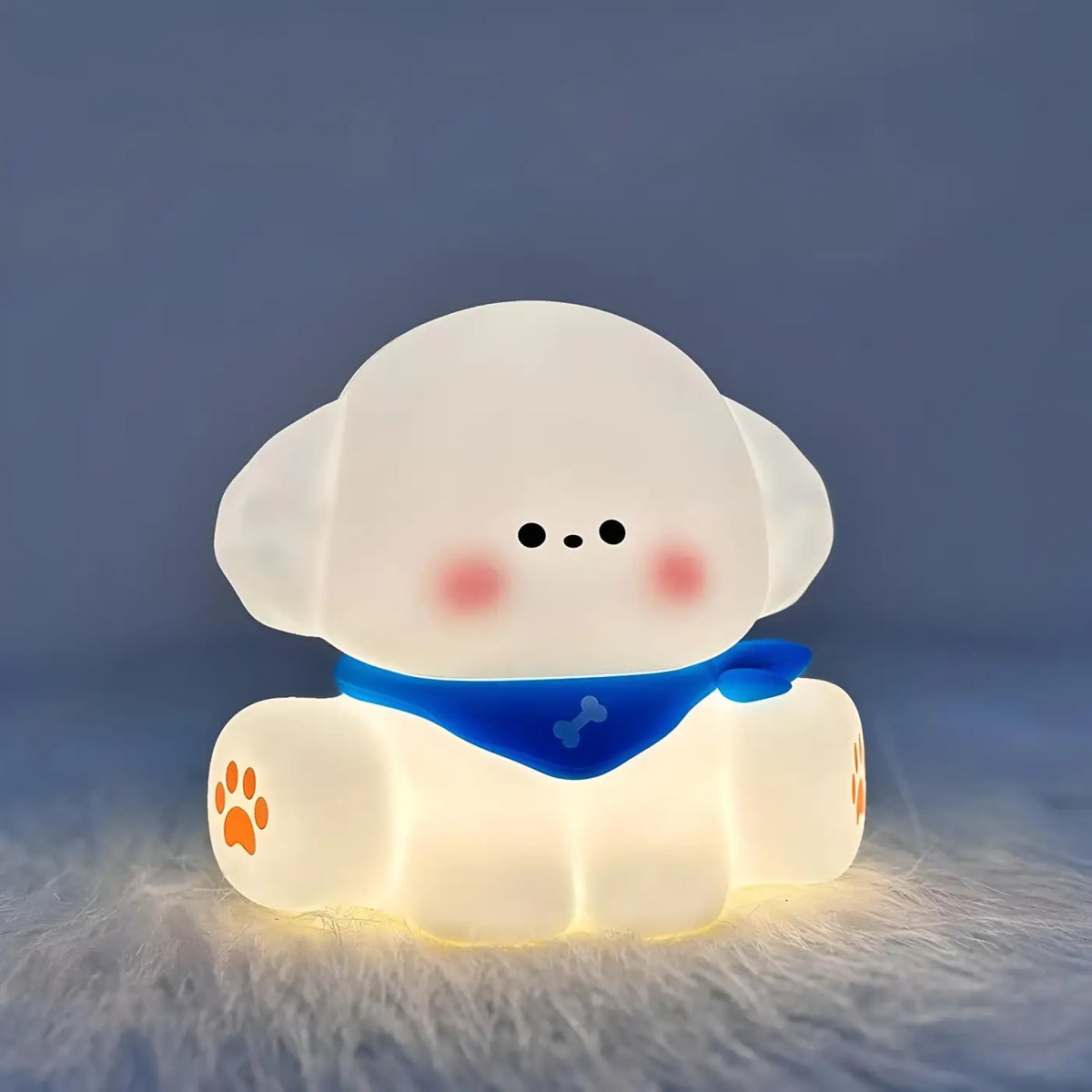 Veilleuse petit animal en silicone, tactile, minuteur 30 minutes