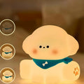 Veilleuse petit animal en silicone, tactile, minuteur 30 minutes