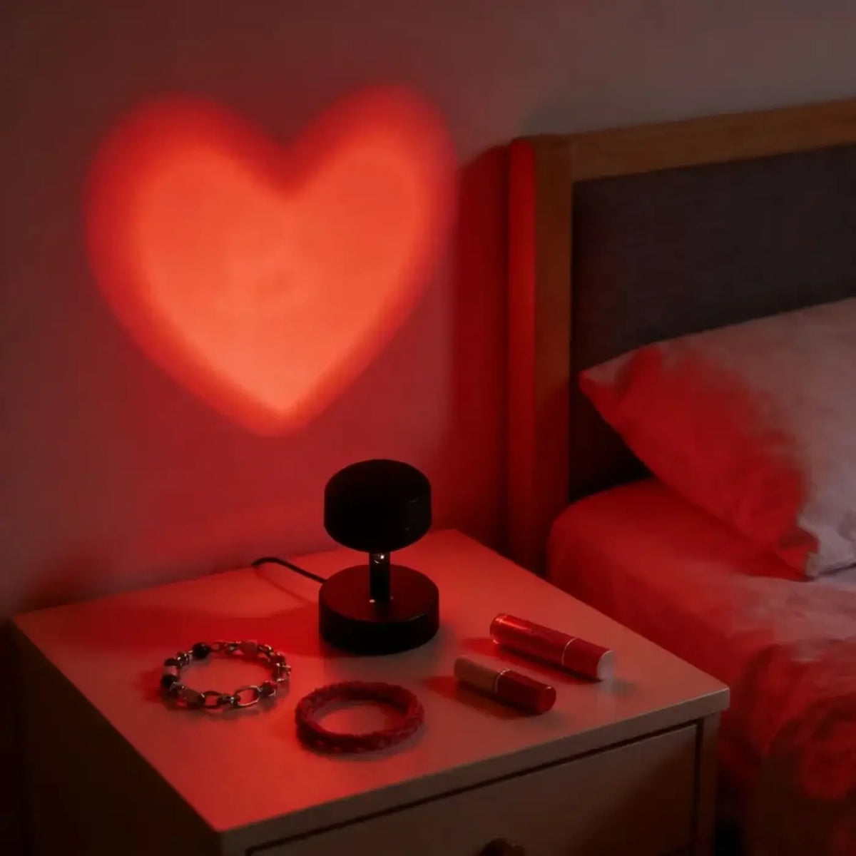 Veilleuse cœur décorative pour chambre ou salon