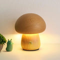 Veilleuse décorative aspect bois, beige ou marron, S ou M, beige