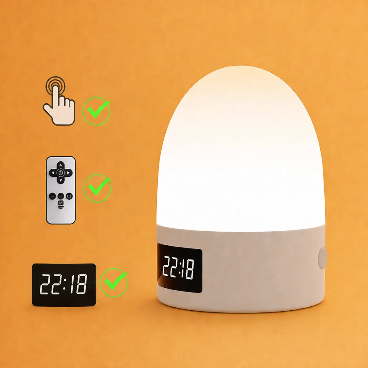 Veilleuse design moderne blanche, neuf modèles