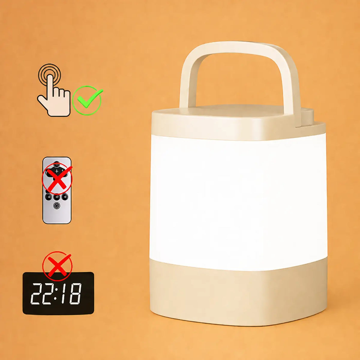 Veilleuse design moderne blanche, neuf modèles, blanc