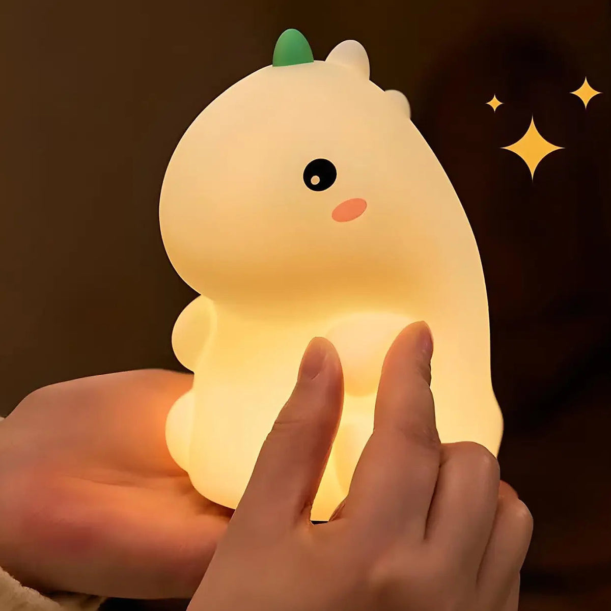 Veilleuse pour tout-petits aux formes arrondies, lueur douce