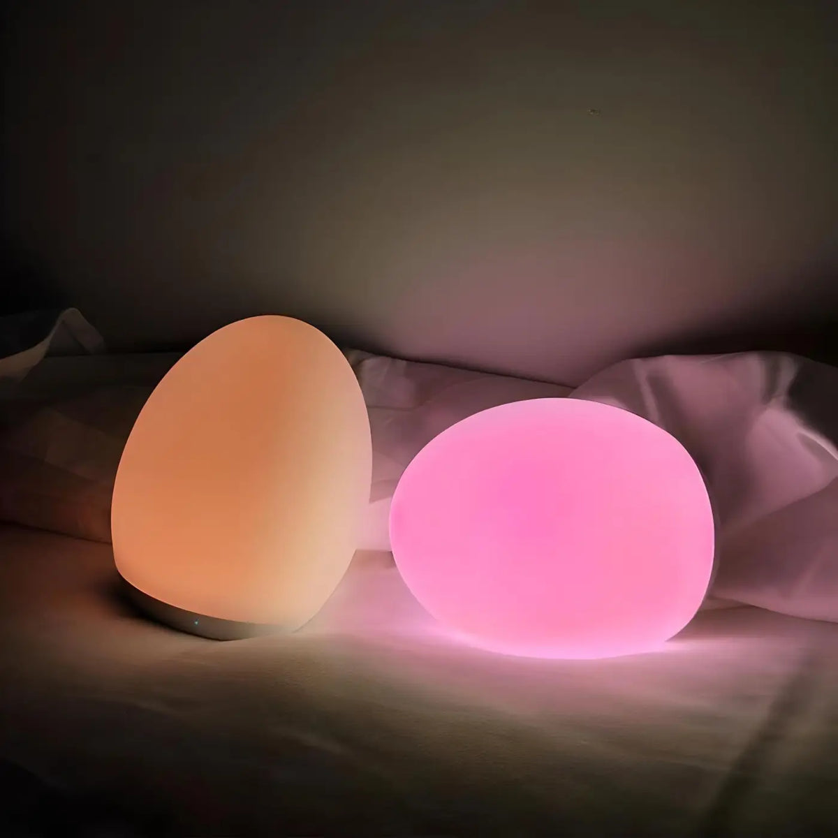 Veilleuse en forme d'œuf rechargeable, plusieurs couleurs