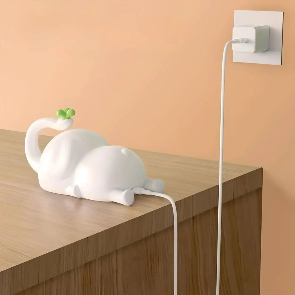 Veilleuse en silicone souple à l'allure tendre, pour enfant
