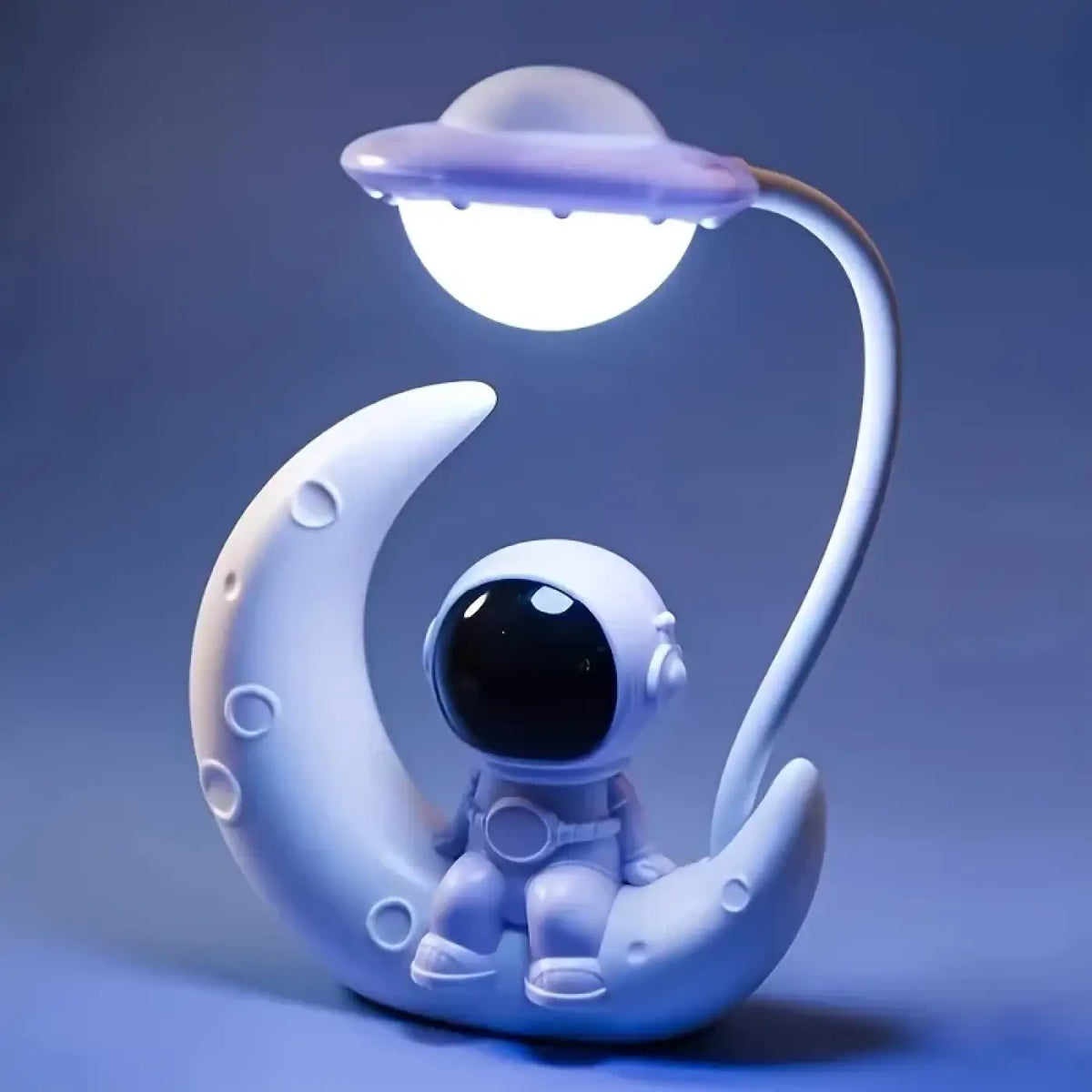 Veilleuse astronaute sur la lune, pour chambre d'enfant