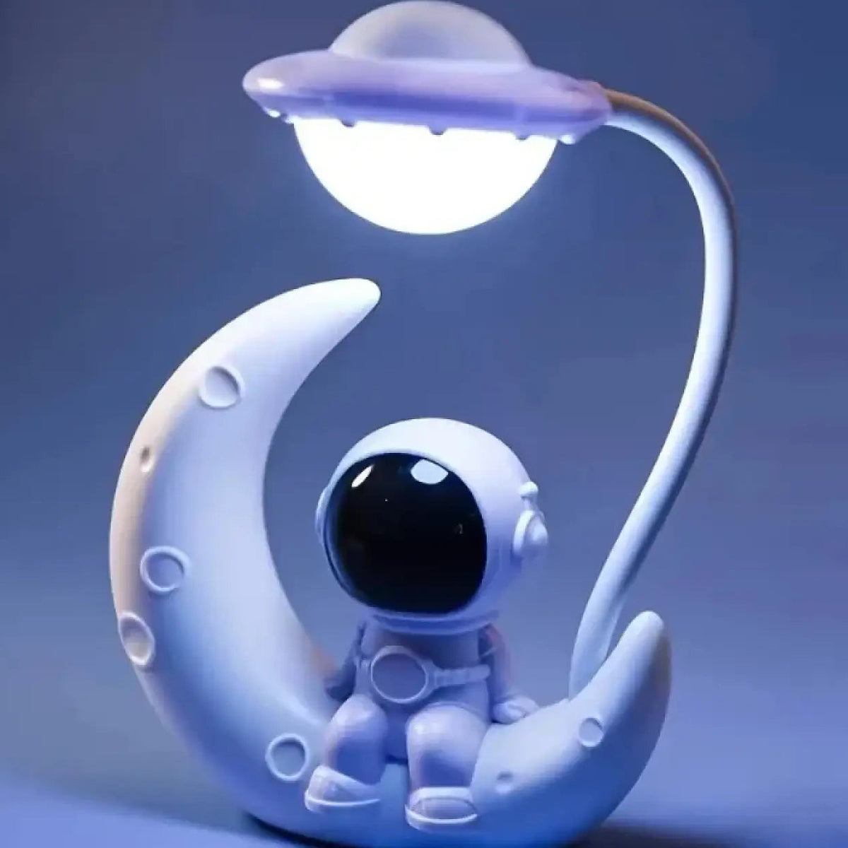 Veilleuse astronaute sur la lune, pour chambre d'enfant