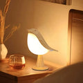 Veilleuse oiseau en bois au style scandinave, beige ou marron, beige