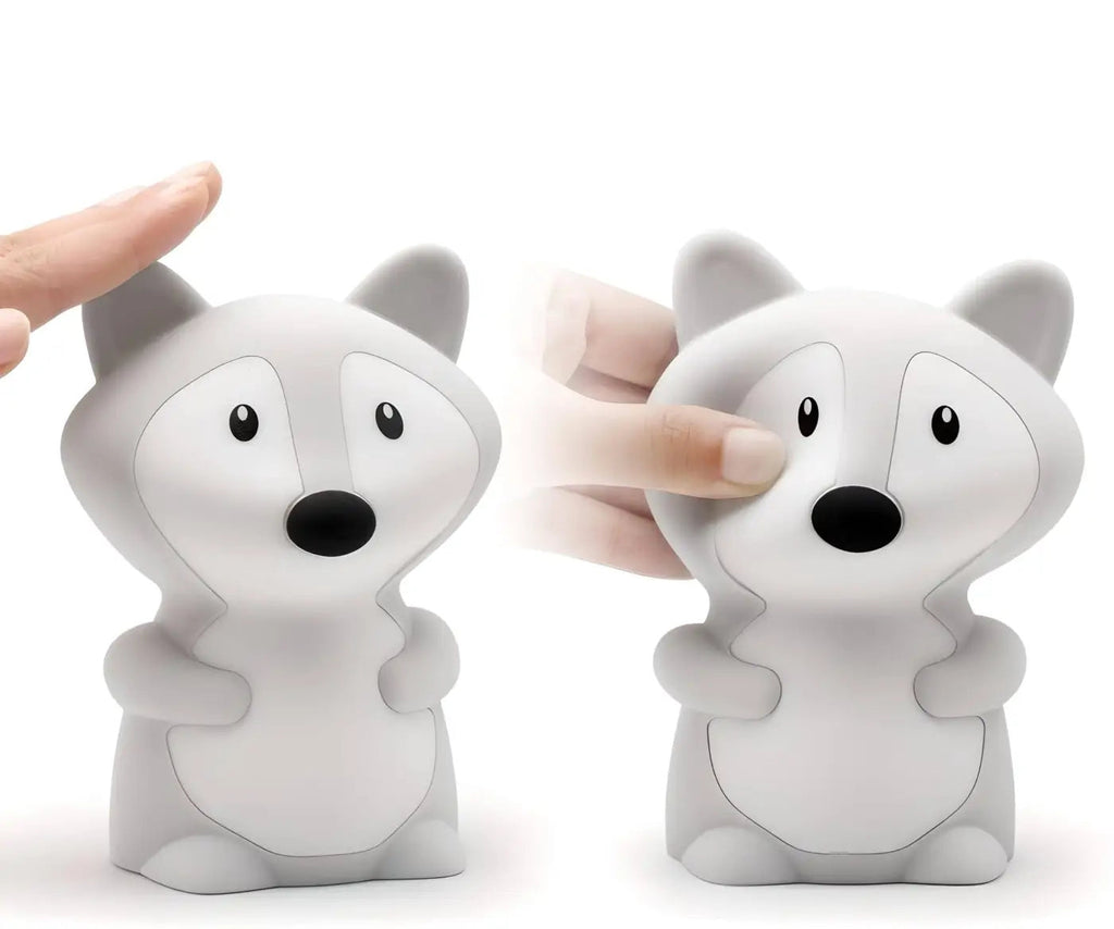 Veilleuse renard en silicone souple pour chambre d'enfant