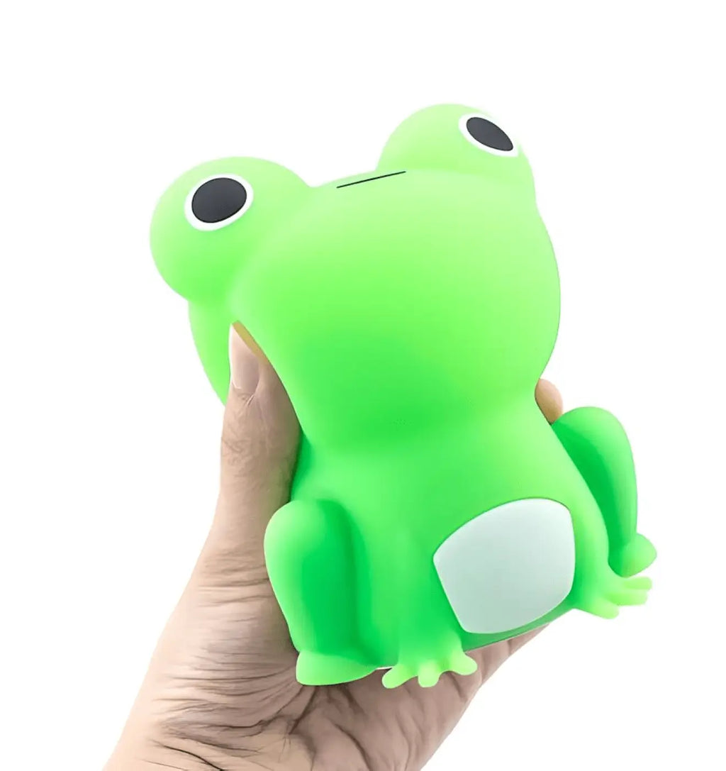 Veilleuse grenouille en silicone souple, plusieurs couleurs