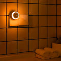 Veilleuse LED compacte à lumière chaude, style épuré