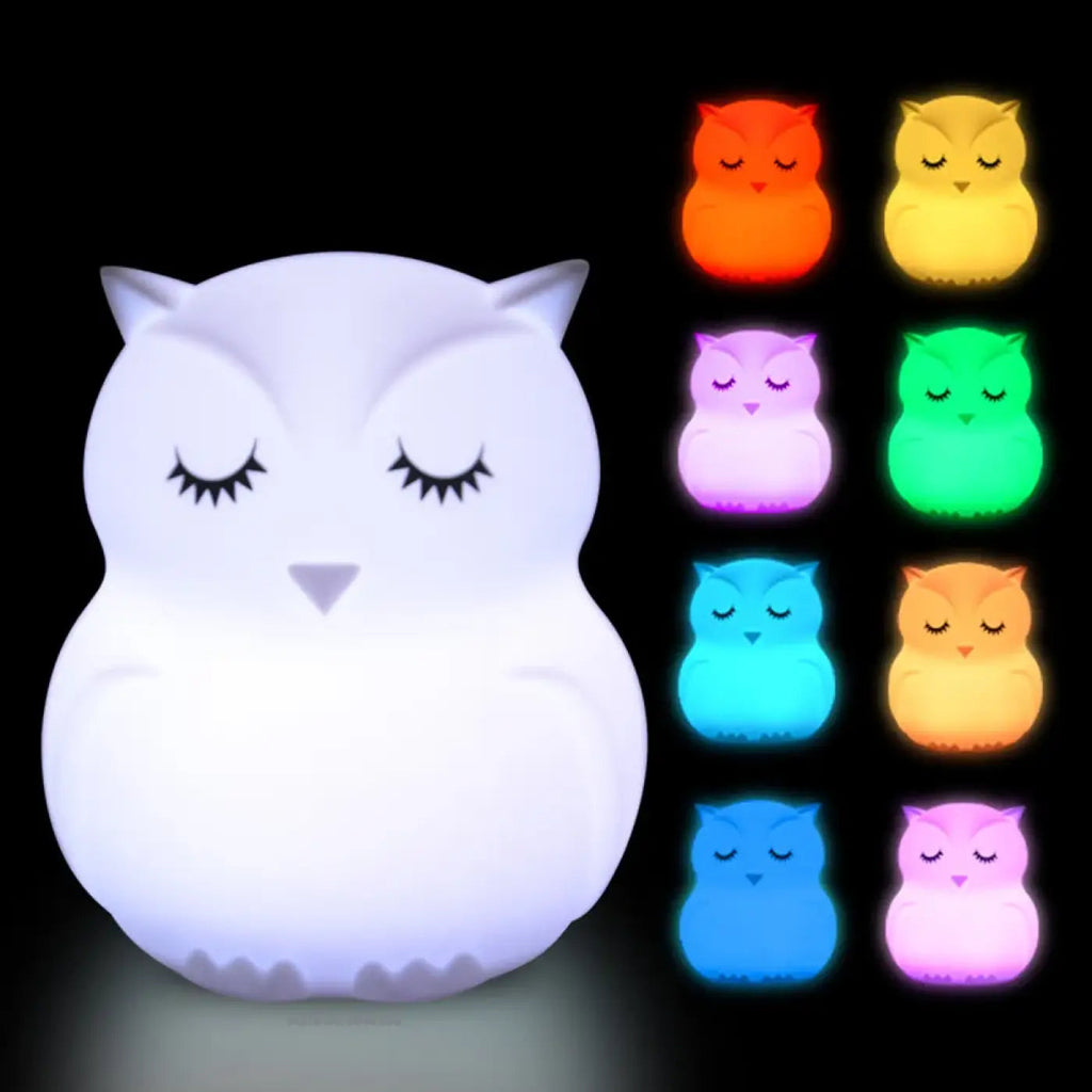 Veilleuse hibou minimaliste, tailles S et M