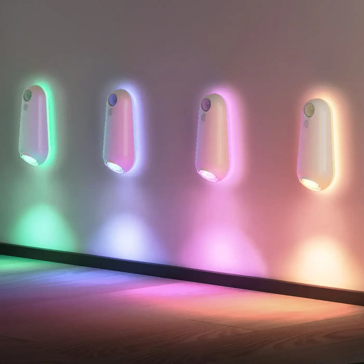 Veilleuse à lumière colorée, nuances qui changent au choix