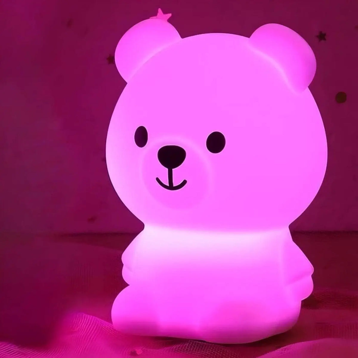 Veilleuse en silicone sur batterie, jeu de couleurs