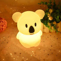 Veilleuse koala en silicone doux, couleur de lumière évolutive