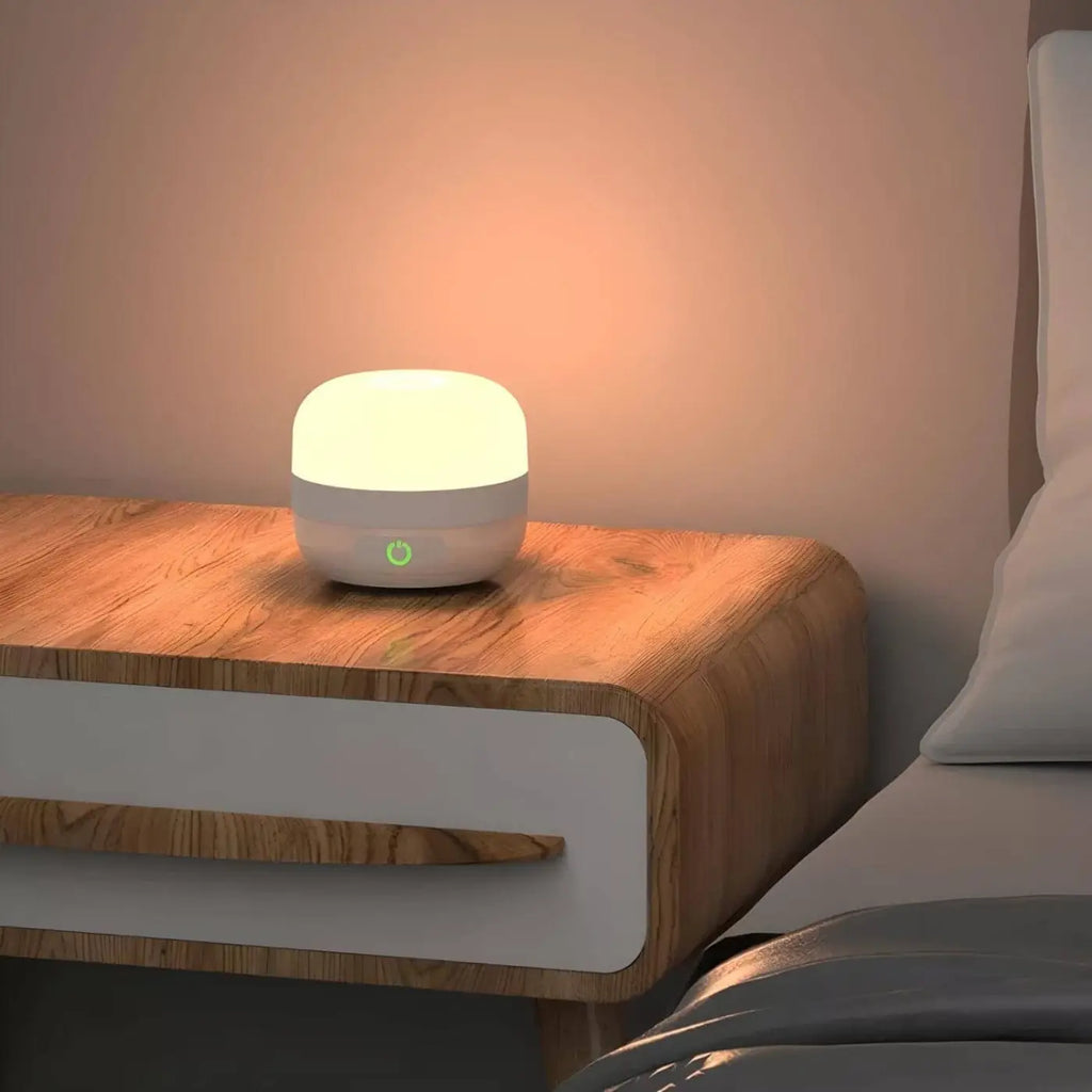 Veilleuse design compacte, à emporter de pièce en pièce