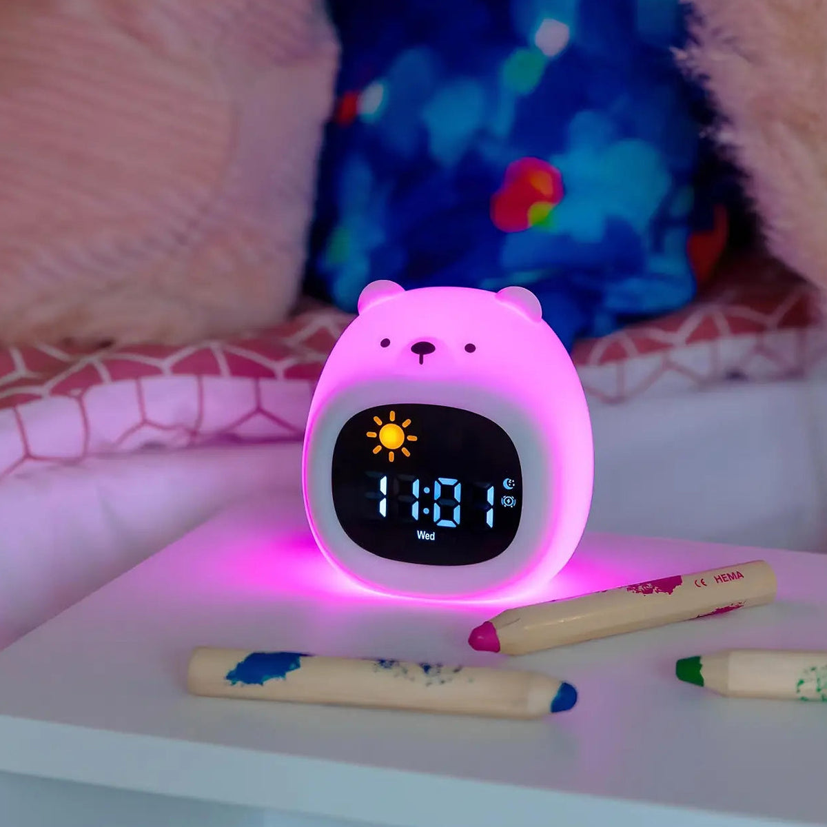 Veilleuse animal pour enfant, repère jour et nuit