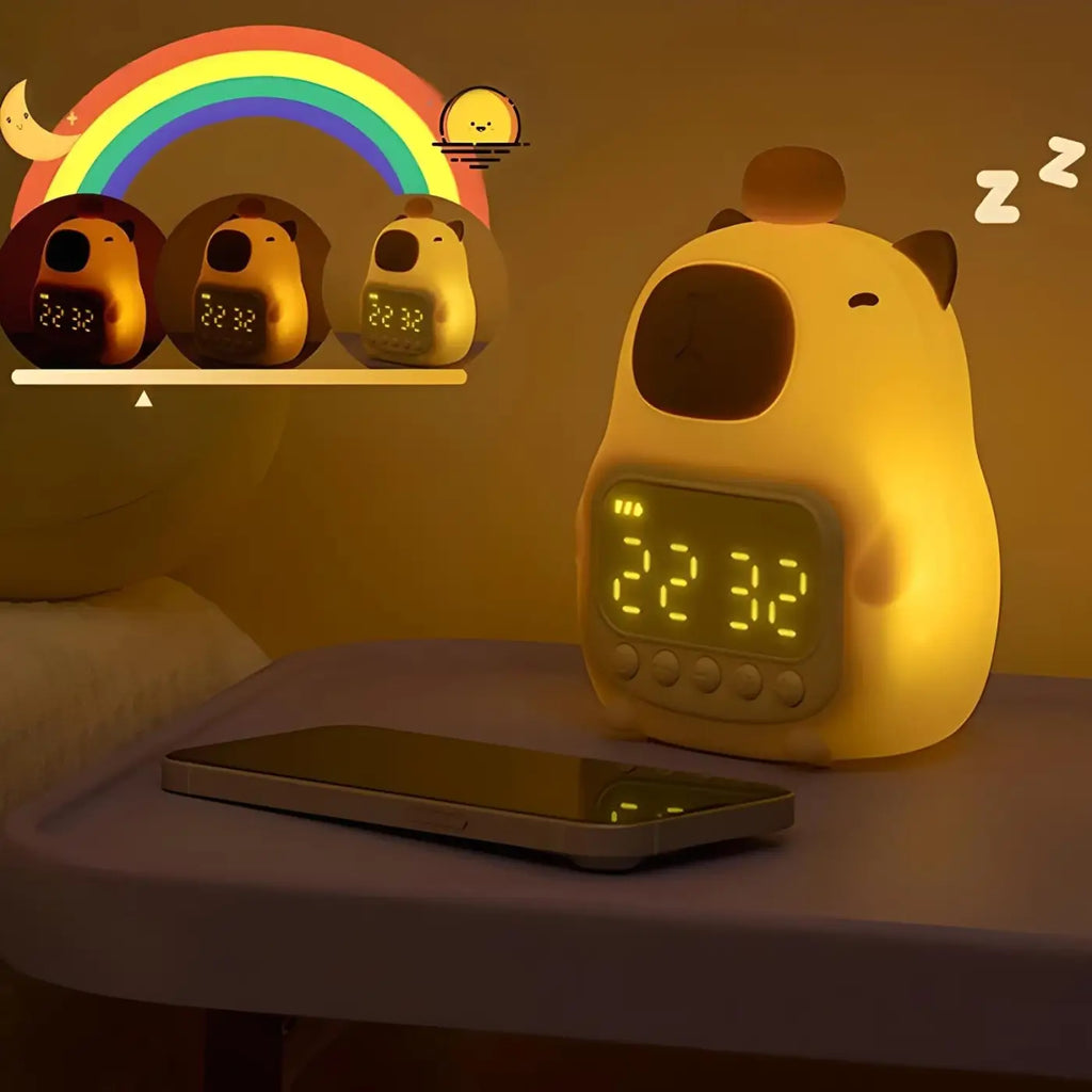 Veilleuse animal compacte et rechargeable, luminosité réglable