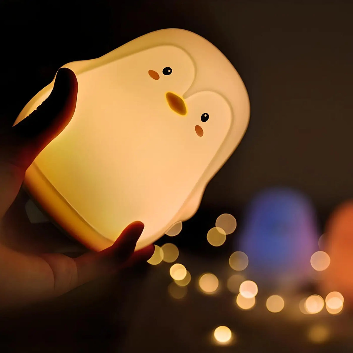 Veilleuse aux formes rondes et attendrissantes pour enfant