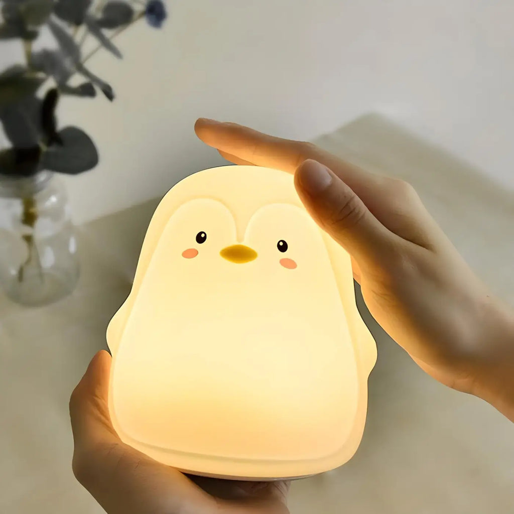 Veilleuse aux formes rondes et attendrissantes pour enfant