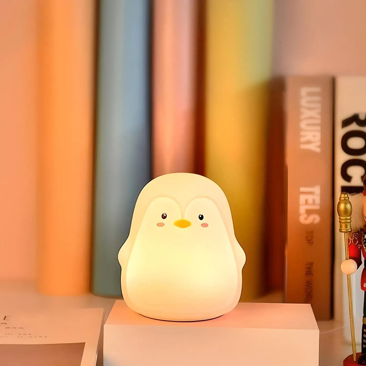 Veilleuse aux formes rondes et attendrissantes pour enfant