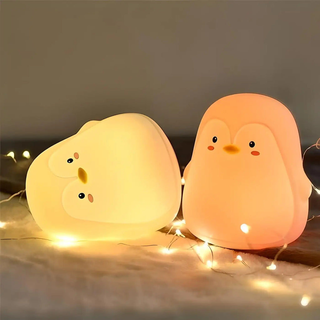 Veilleuse aux formes rondes et attendrissantes pour enfant