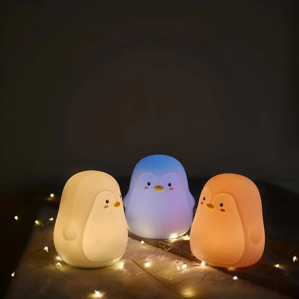 Veilleuse aux formes rondes et attendrissantes pour enfant