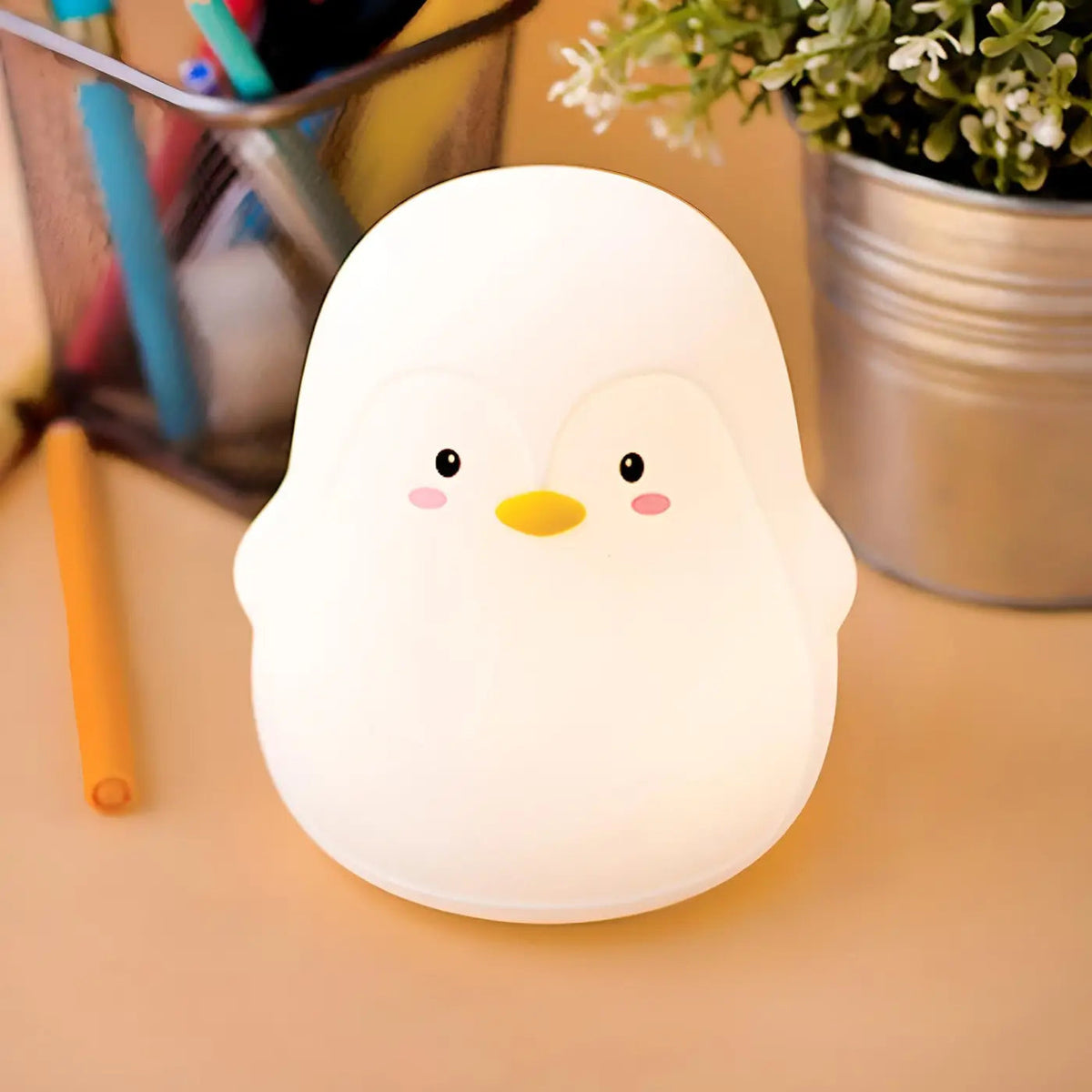 Veilleuse aux formes rondes et attendrissantes pour enfant