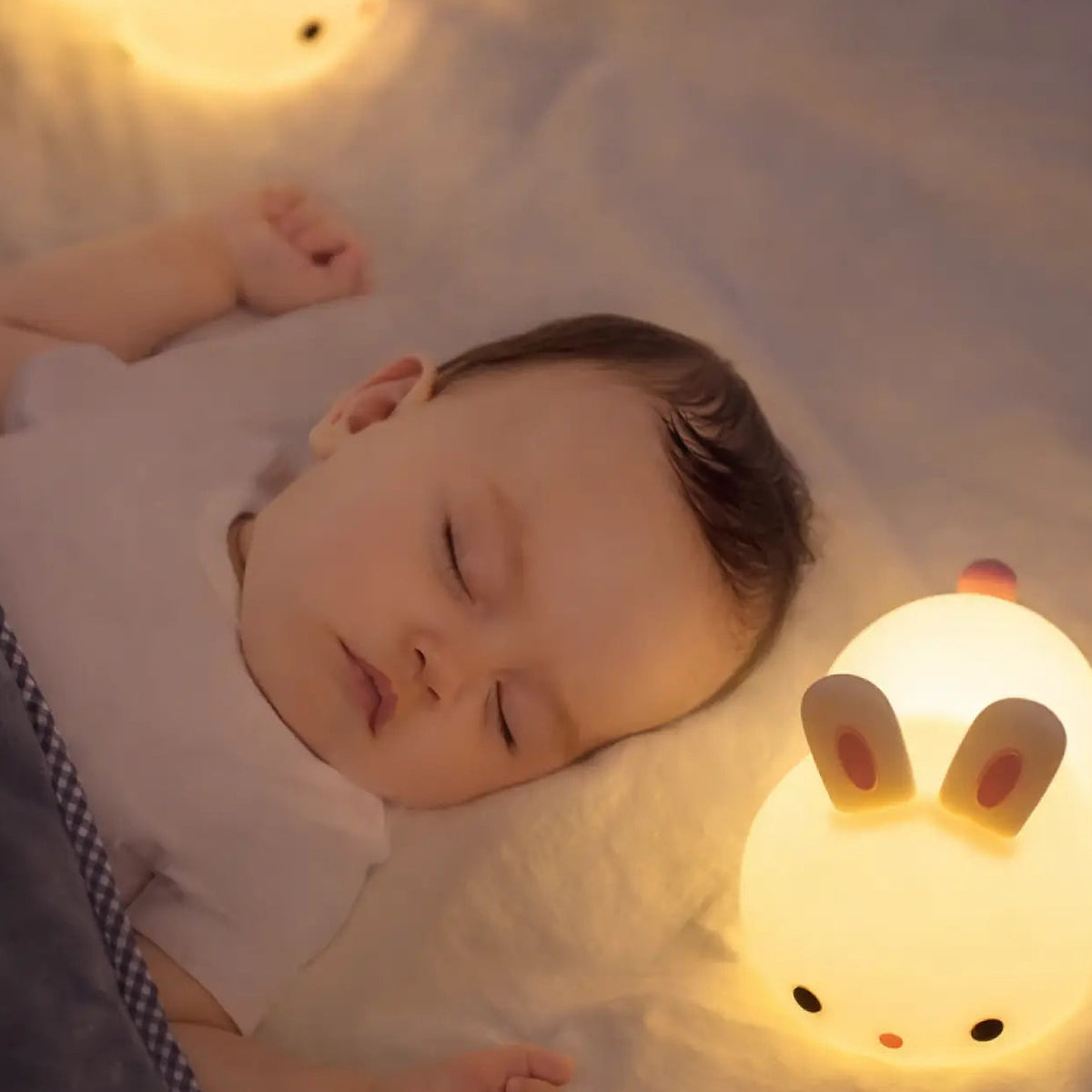 Veilleuse lapin souple pour un coin cocooning