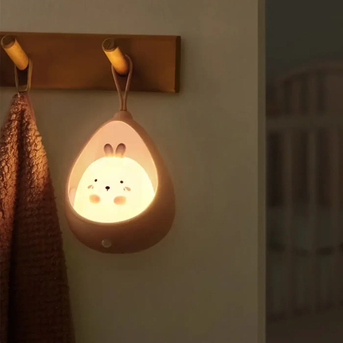 Veilleuse murale lapin pour chambre d'enfant