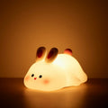 Veilleuse animal en silicone souple, lapin, mouton ou panda