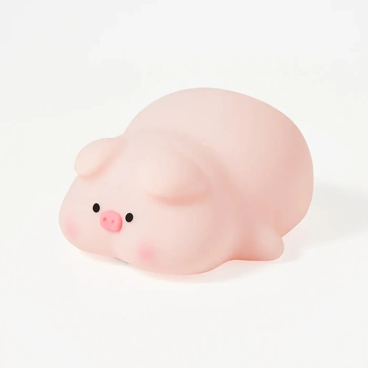 Veilleuse LED cochon en silicone, lumière douce
