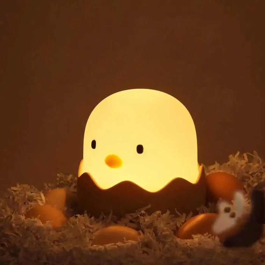 Veilleuse LED coquille d'œuf pour chambre de bébé, quatre modèles