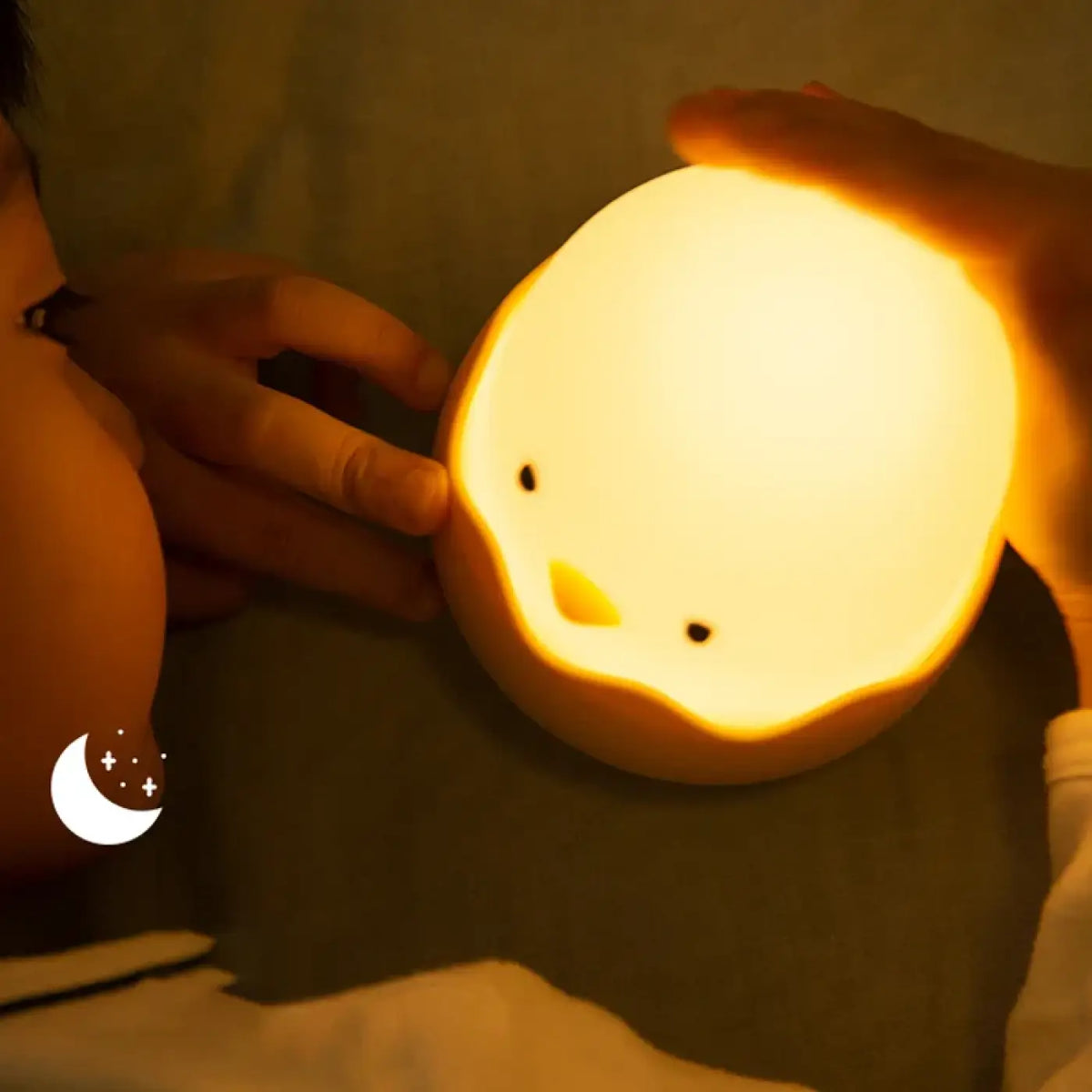Veilleuse LED coquille d'œuf pour chambre de bébé, quatre modèles