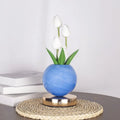 Veilleuse LED tulipes en pot, tulipes ou gypsophile, cinq coloris, blanc