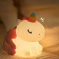 Veilleuse licorne aux courbes douces, chambre d'enfant