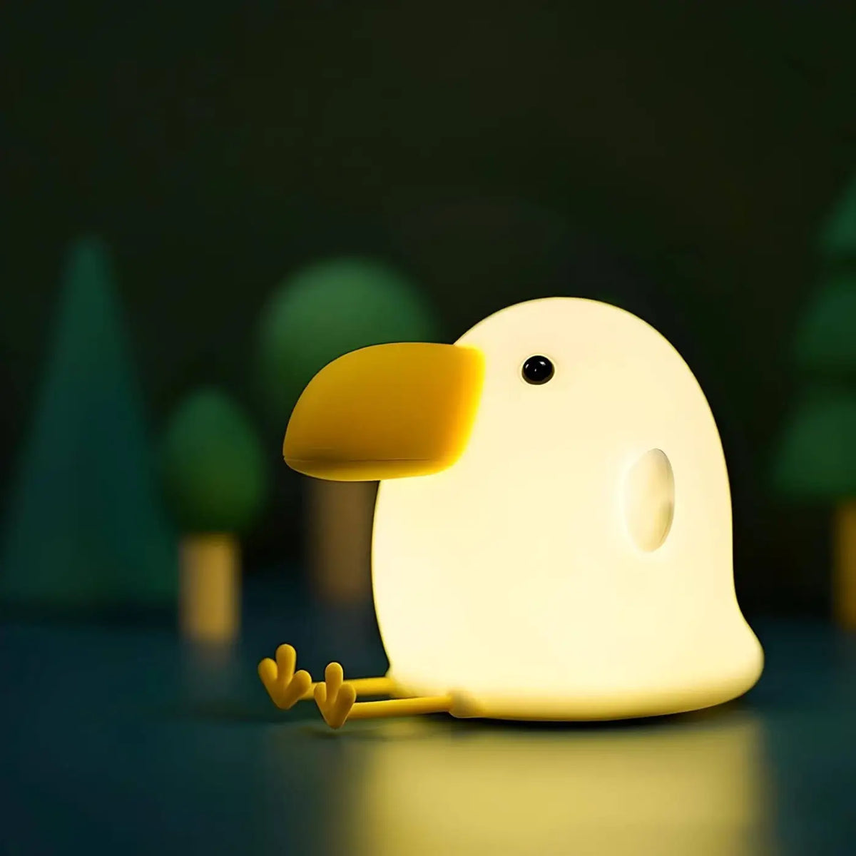 Veilleuse aux formes naturelles, lumière ajustable, autonome