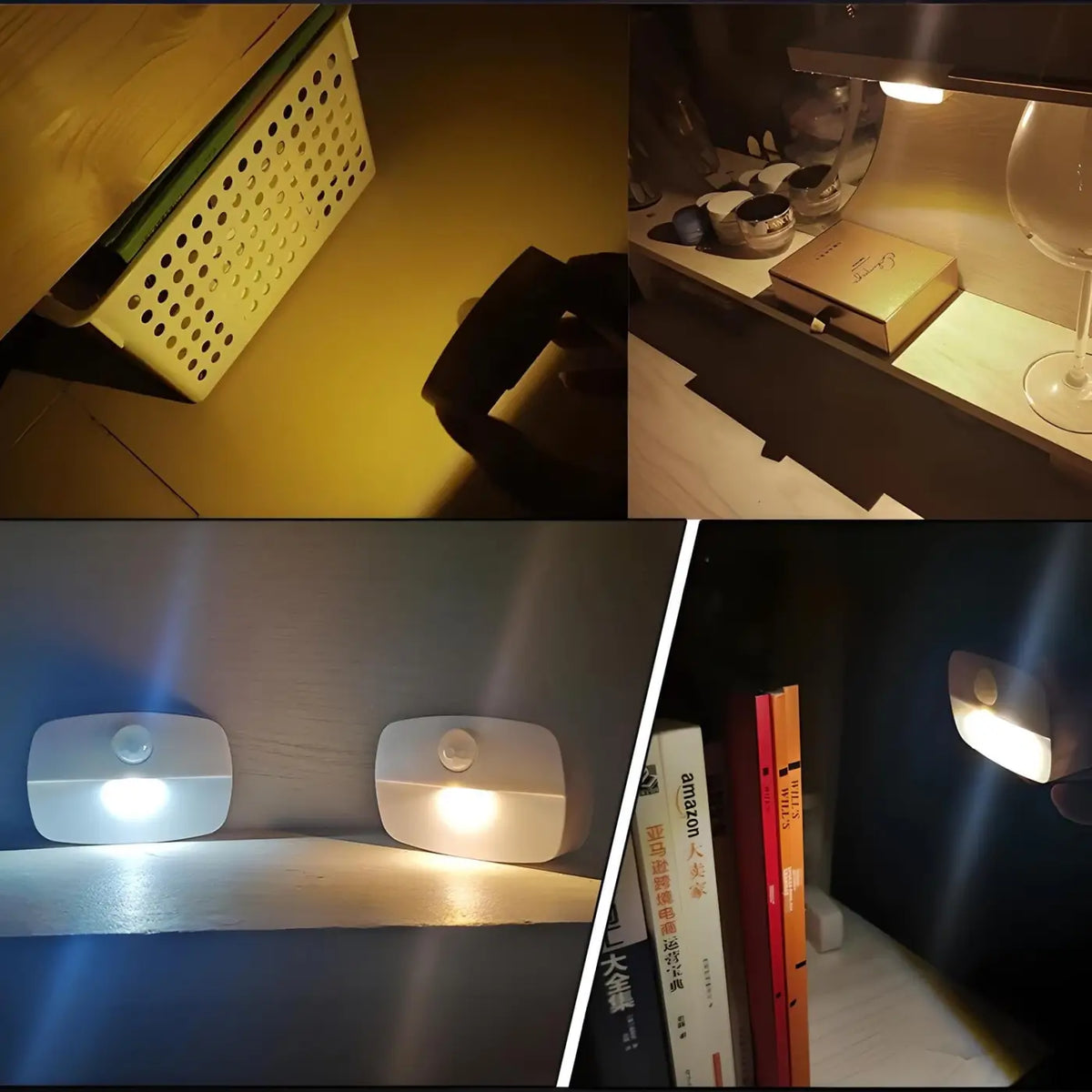 Veilleuse compacte pour couloir, lumière douce la nuit