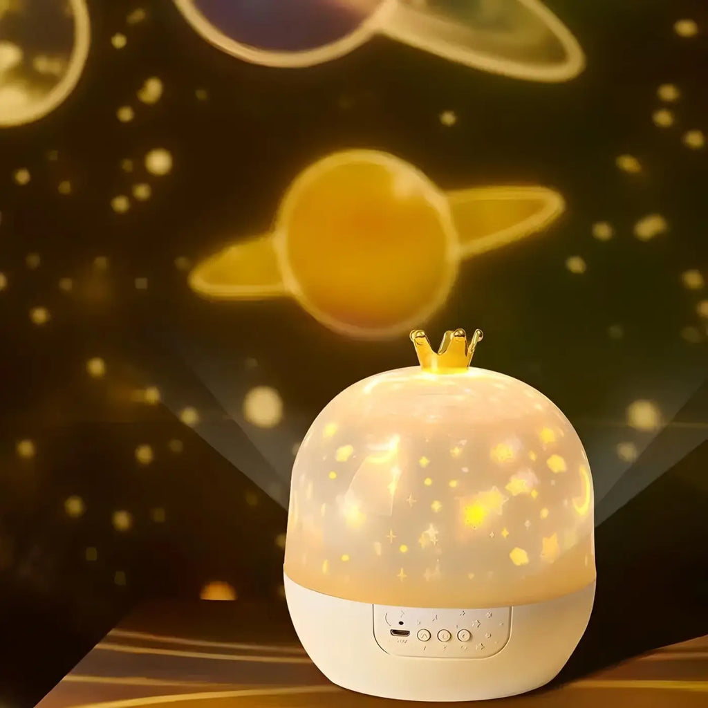 Veilleuse projecteur ciel étoilé et univers marin, en ABS