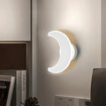 Veilleuse en forme de lune, silhouette arrondie