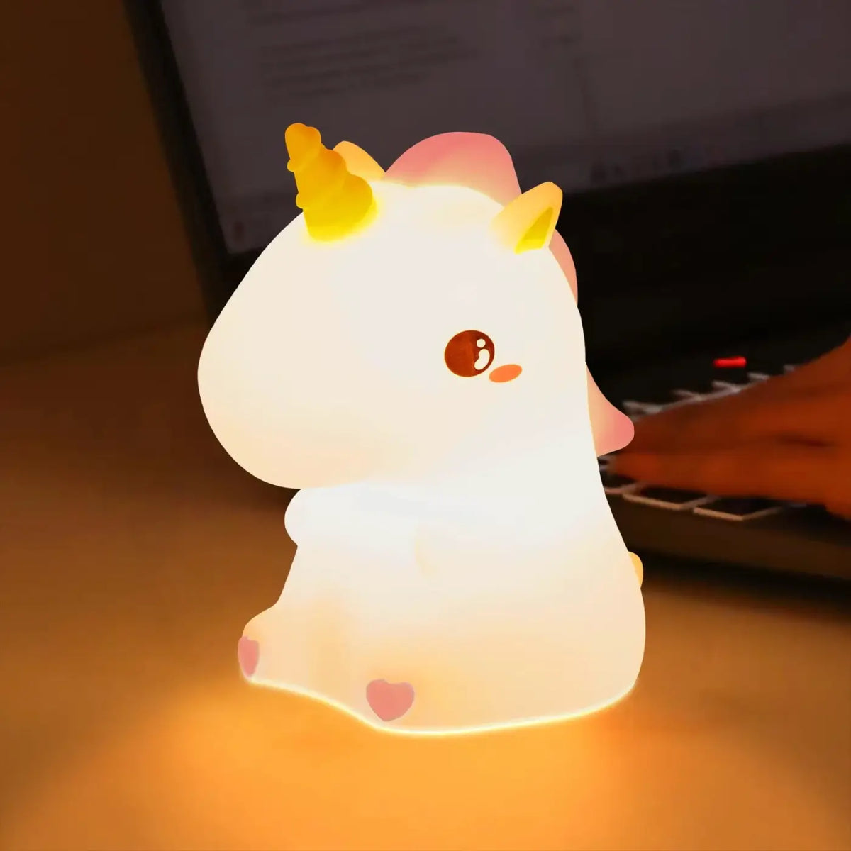 Veilleuse animaux, huit modèles de l'ours polaire à la licorne
