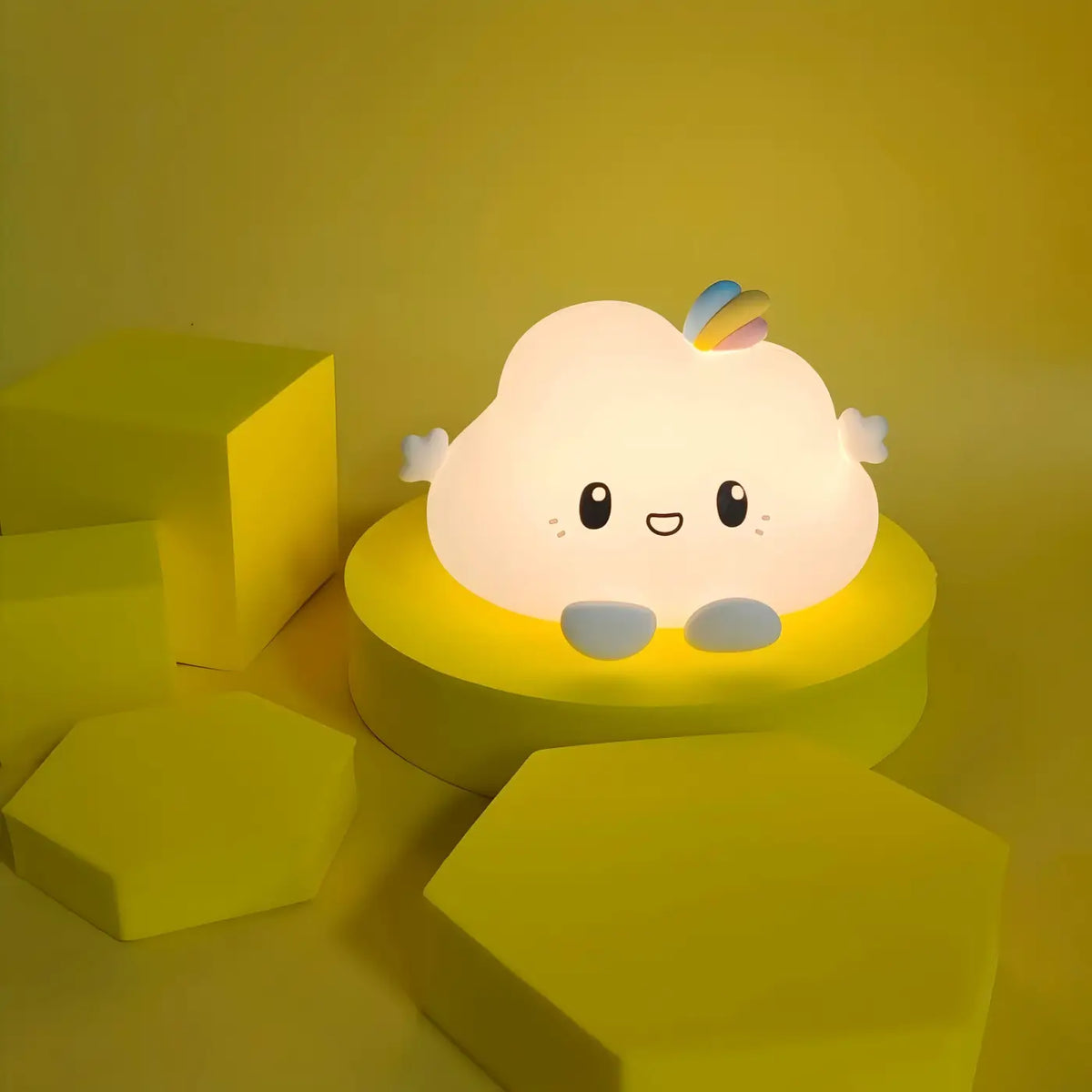 Veilleuse petit nuage, variations de couleur