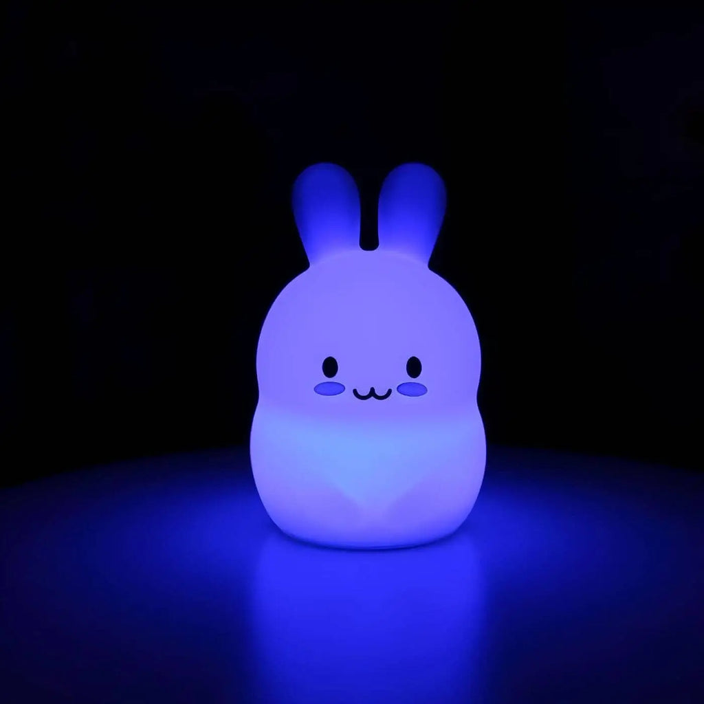 Veilleuse en silicone souple, palette de couleurs lumineuses