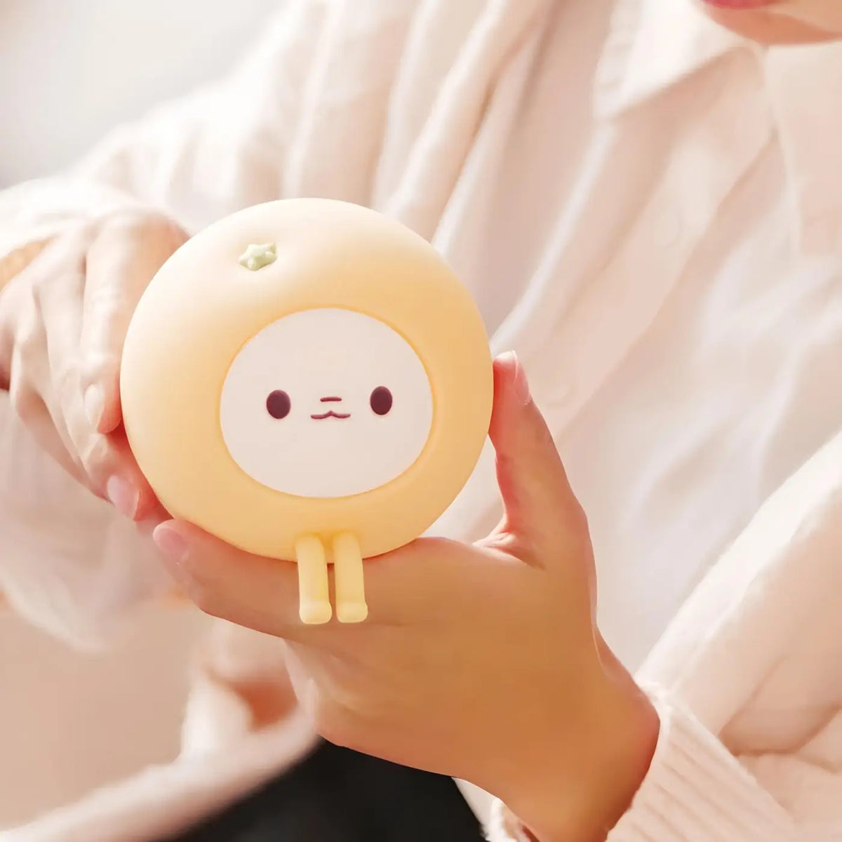 Veilleuse en silicone rechargeable à l'allure tendre