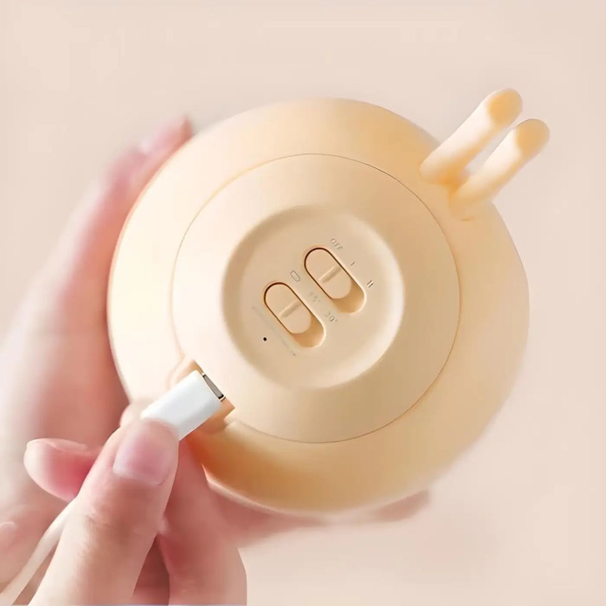 Veilleuse en silicone rechargeable à l'allure tendre
